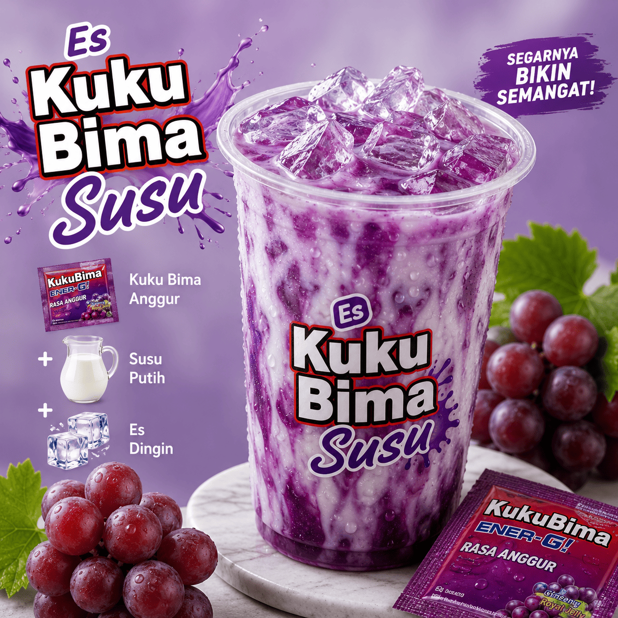 Es Kuku Bima Susu Warkop 3D